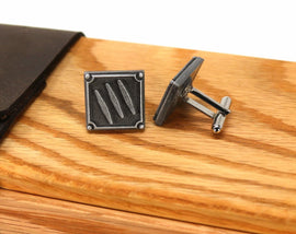 Monk FFXIV Job Cufflinks - MNK Metal Resin, Final Fantasy 14 FF14 Soul Crystal - LootCaveCo