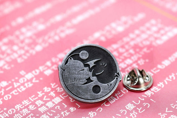 Moogle Final Fantasy X Yin & Yang Pin - Final Fantasy 9 Cosplay - LootCaveCo