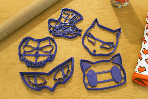 Persona 5 Joker Mask Cookie Cutters - Phantom Thieves Masks - Ryuji, Anne, Protag, Morgana - LootCaveCo