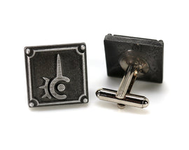 Red Mage FFXIV Job Cufflinks - RDM Metal Resin, Final Fantasy 14 FF14 Soul Crystal - LootCaveCo