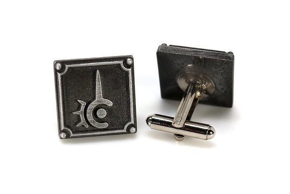 Red Mage FFXIV Job Cufflinks - RDM Metal Resin, Final Fantasy 14 FF14 Soul Crystal - LootCaveCo