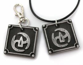 Samurai FFXIV Job Charm - SAM Metal Resin, Final Fantasy 14 FF14 Soul Crystal - LootCaveCo