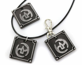 Samurai FFXIV Job Charm - SAM Metal Resin, Final Fantasy 14 FF14 Soul Crystal - LootCaveCo