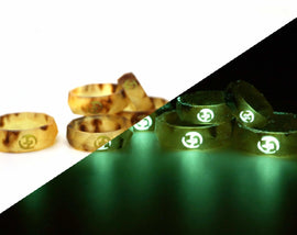 Samurai FFXIV Ring Glow in the Dark Soul Crystal/SAM Job Stone Final Fantasy XIV FF14 - LootCaveCo