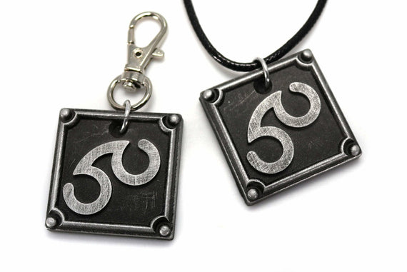 Scholar FFXIV Job Charm - SCH Metal Resin, Final Fantasy 14 FF14 Soul Crystal - LootCaveCo