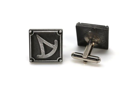 Summoner FFXIV Job Cufflinks - SMN Metal Resin, Final Fantasy 14 FF14 Soul Crystal - LootCaveCo