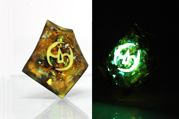 Twinkle Samurai FFXIV Glow in the Dark Soul Crystal/SAM Job Stone Final Fantasy XIV FF14 - LootCaveCo