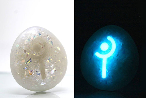 Twinkle White Mage FFXIV Glow in the Dark Soul Crystal/WHM Job Stone Final Fantasy XIV FF14 - LootCaveCo