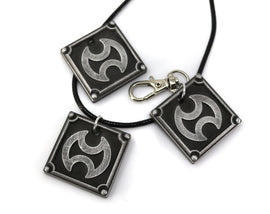 Warrior FFXIV Job Charm - WAR Metal Resin, Final Fantasy 14 FF14 Soul Crystal - LootCaveCo