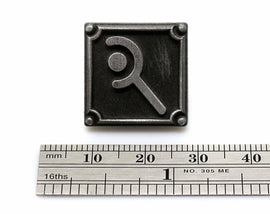 White Mage FFXIV Job Pin - WHM Metal Resin, Final Fantasy 14 FF14 Soul Crystal - LootCaveCo