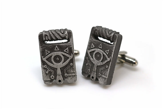 Zelda Cufflinks *Sheikah Slate* Legend of Zelda Breath of the Wild - Zelda Jewelry / Zelda Gift - LootCaveCo